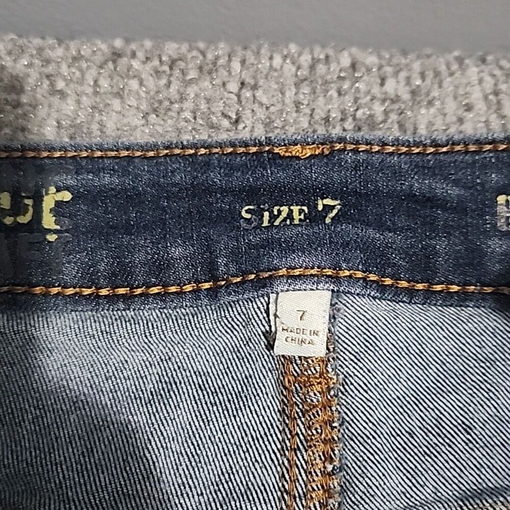 True Craft Denim Jeans Womens Juniors 7 Blue High Rise Skinny Stretch - Picture 9 of 15